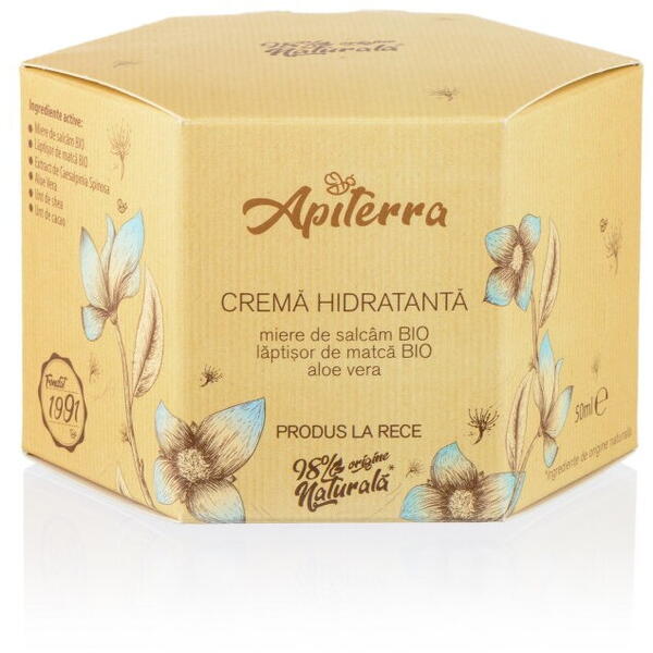 Apicola Georgescu Crema hidratanta fata Apiterra 50 ml