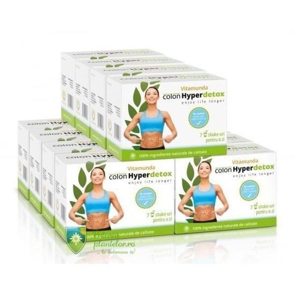 Hyperfarm Vitamunda ColonHyperdetox 7pl x 12 cutii Pachet pentru 12 zile