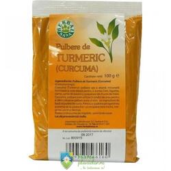 Herbavita Turmeric (curcuma) pulbere 100 gr