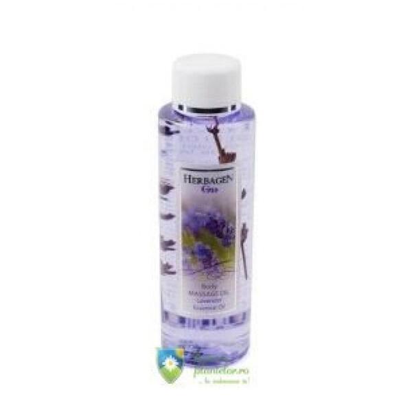 Herbagen Ulei de masaj cu ulei esential de Lavanda 100 ml