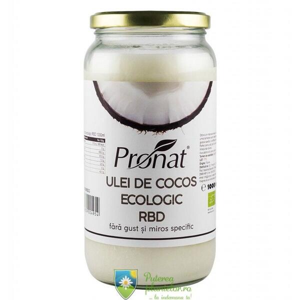 Pronat Ulei de cocos RBD Bio 1000 ml