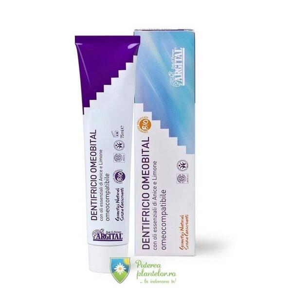 Argital Pasta de dinti homeopatica Omeobital 75 ml