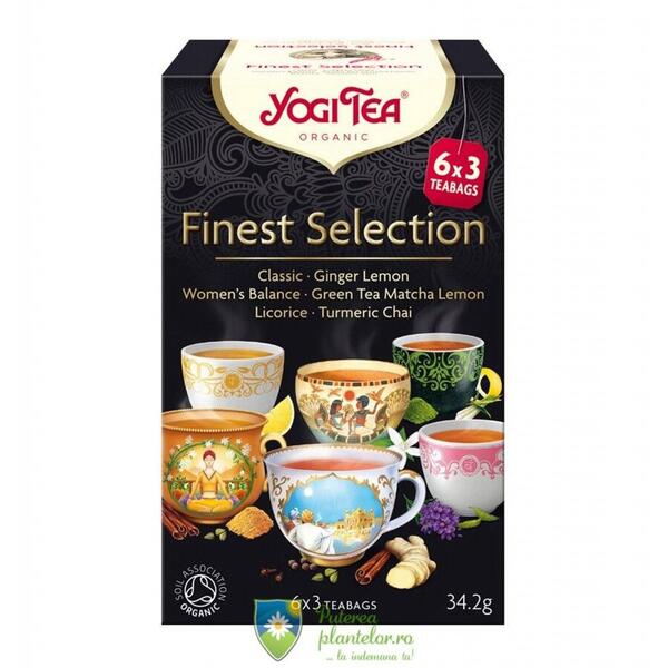 Ceai Bio Finest Selection Yogi Tea selectie 34.2 gr (18 plicuri)