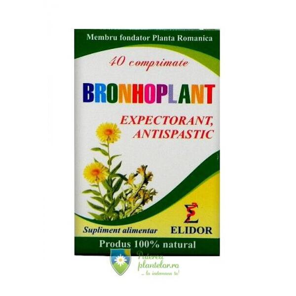Pontica Elidor Bronhoplant 40 comprimate