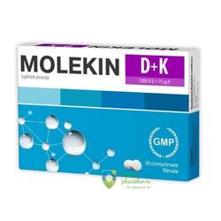 Molekin D plus K 30 comprimate