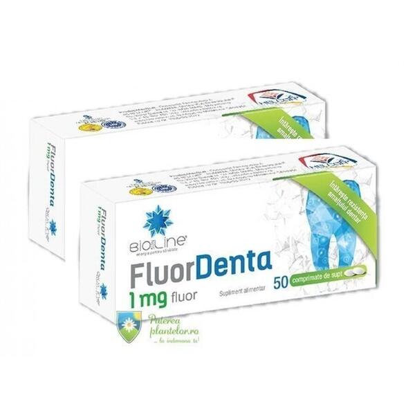 Helcor Pharma FluorDenta 50 comprimate de supt 1+1 Gratis
