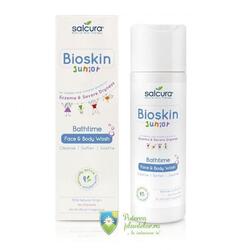 Gel dus Bioskin Junior bebelusi si copii piele uscata cu eczeme 200 ml