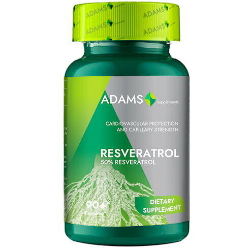 Adams Vision Resveratrol 50mg 90 capsule