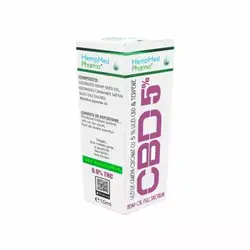 Ulei ozonat din canepa Hempoil Full Spectrum CBD 5%, 10 ml, HempMed Pharma