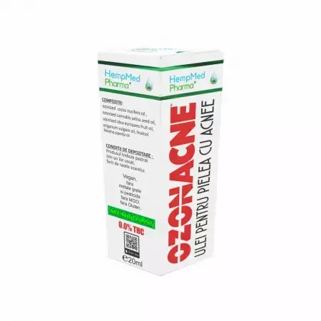 Ulei ozonat Ozonacne, 20 ml, HempMed Pharma
