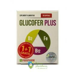 Glucofer Plus 30 capsule 1 + 1 Cadou