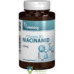 Vitamina B3 (niacinamida) 500mg 100 comprimate