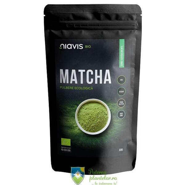 Niavis Matcha Pulbere Ecologica/Bio 60 gr