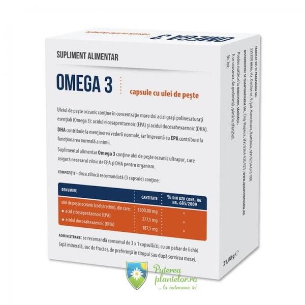 Parapharm Omega 3 ulei de peste 30 capsule