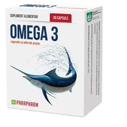 Omega 3 ulei de peste 30 capsule