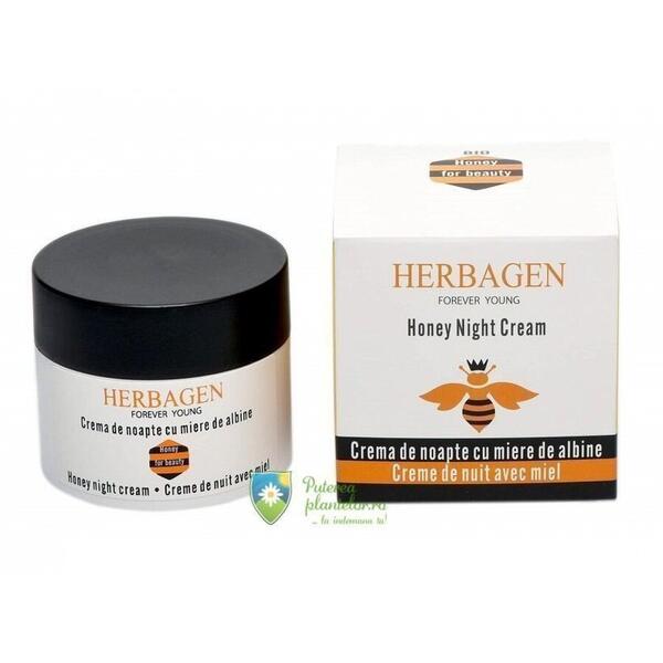 Herbagen Crema de noapte cu miere de albine Bio 50 ml