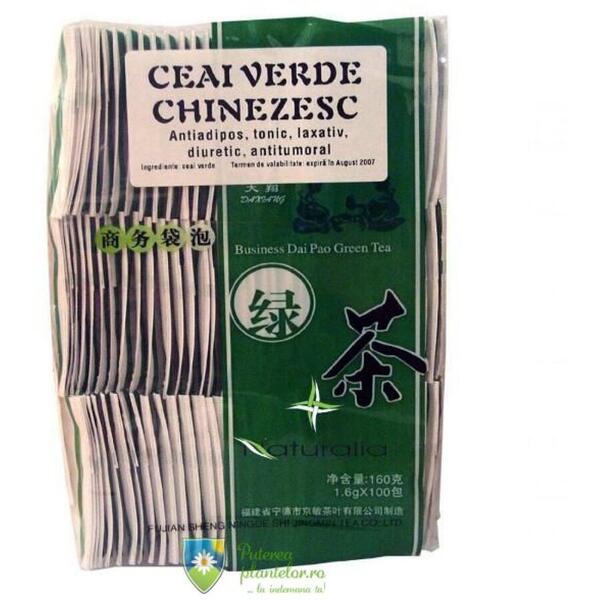 Naturalia Diet Ceai verde 100 doze*1.5 gr