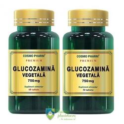 Glucozamina vegetala 750mg 60 tablete + 30 tablete Gratis