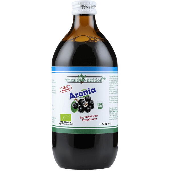 Health Nutrition Aronia suc Bio 100% pur 500 ml