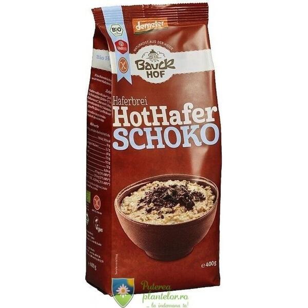 Bauck Hof Terci de ovaz cu ciocolata fara gluten Bio 400 gr