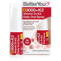 BetterYou DLux+ Vitamin D3 + K2 Oral Spray 12 ml