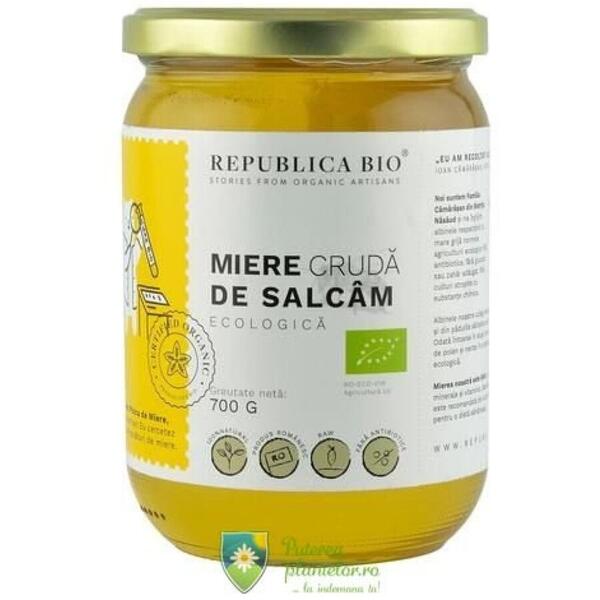 Republica Bio Miere cruda de Salcam Eco 700 gr