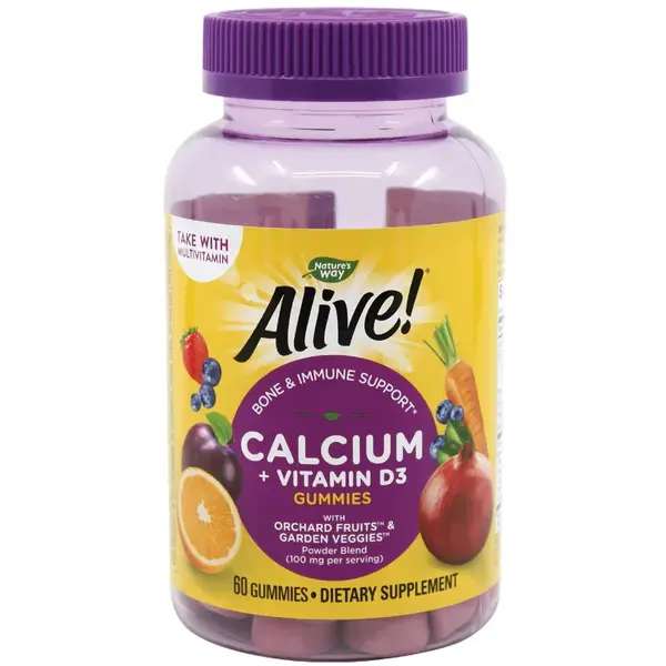 Secom Alive Calcium + D3 Gummies 60 jeleuri