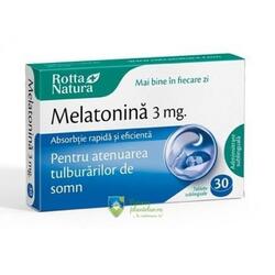Melatonina 3mg 30 tablete sublinguale
