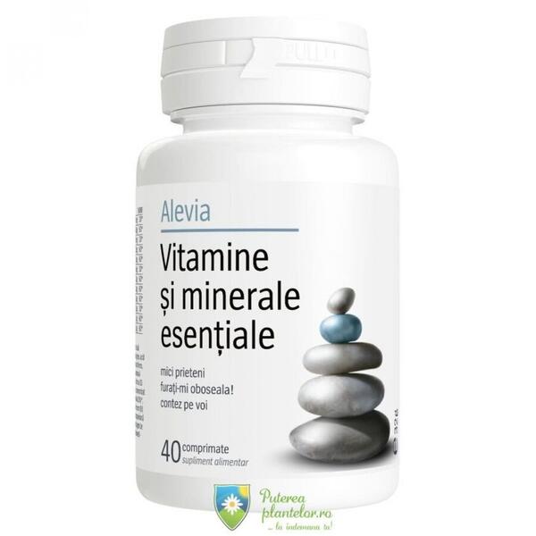 Alevia Vitamine si minerale Esentiale 40 comprimate
