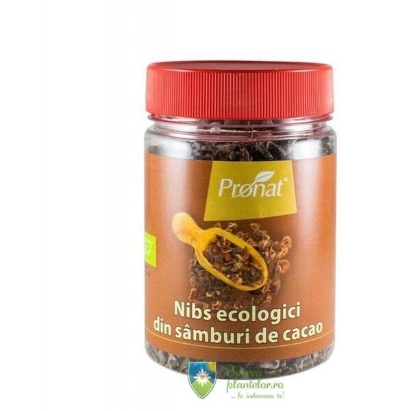 Pronat Nibs Bio din samburi de cacao 130 gr