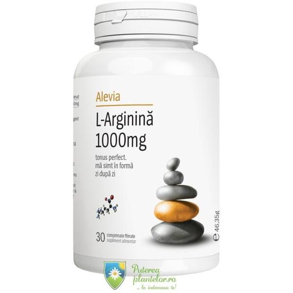 Alevia L-arginina 1000mg 30 comprimate