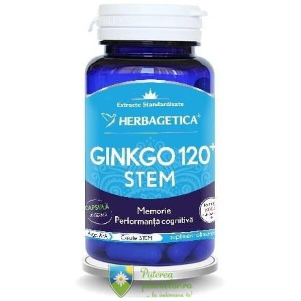 Herbagetica Ginkgo 120 Stem 30 capsule