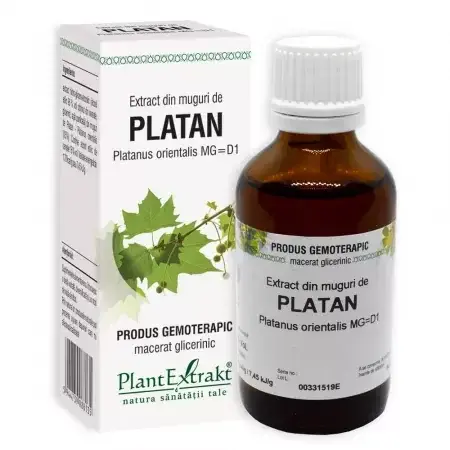 PlantExtrakt Extract din muguri de Platan, 50 ml, Plant Extrakt