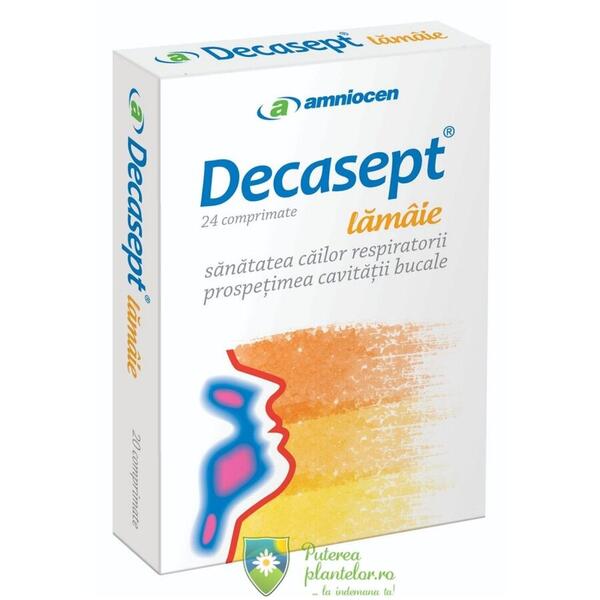 Amniocen Decasept lamaie 24 comprimate