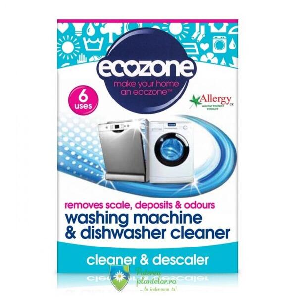 Ecozone Tablete eco pentru curatarea masinii de spalat rufe si vase 6 buc