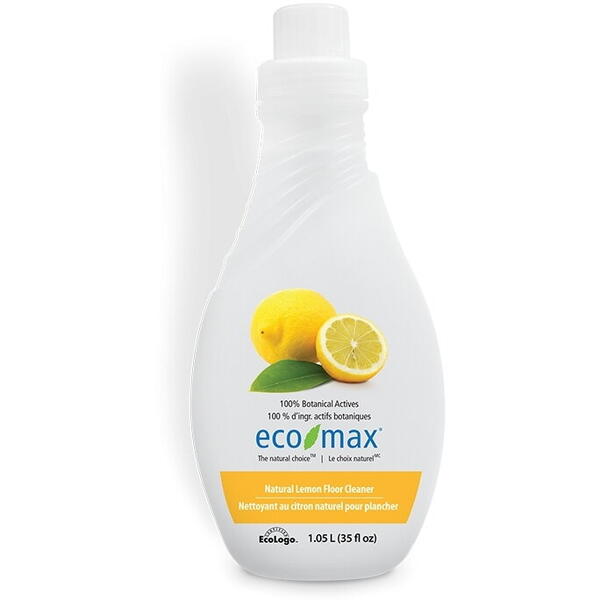 EcoMax Solutie Bio concentrata cu lamaie podele, lemn si parchet 1.05 l