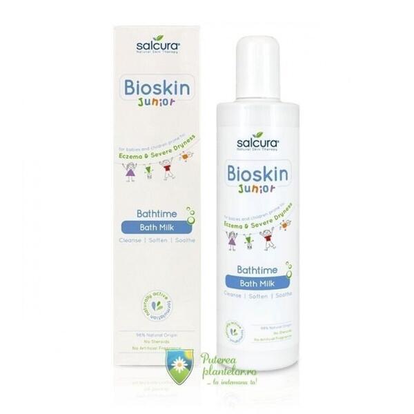 Salcura Lapte de baie Bioskin Junior pentru bebelusi si copii piele sensibila 300 ml