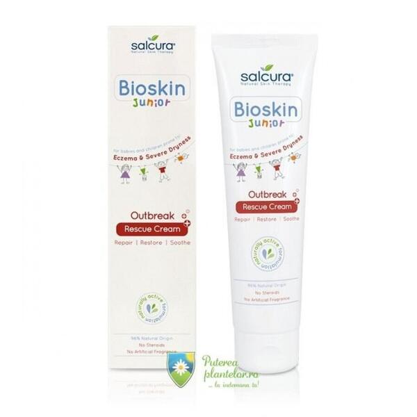Salcura Crema reparatoare Bioskin Junior pentru bebelusi si copii piele sensibila 150 ml