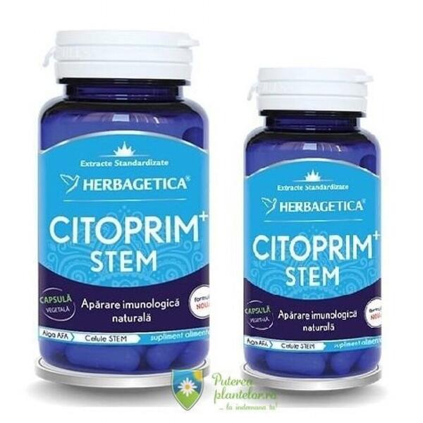 Herbagetica Citoprim+ Stem 60 capsule + 10 capsule Gratis