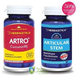 Artro+ Curcumin 95 60 capsule + Articular Stem 60 cps 1/2 Gratis