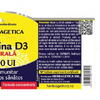 Herbagetica Vitamina D3 naturala  5000 UI 30 capsule