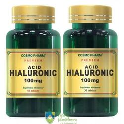Acid hialuronic 100mg 60 tablete + 30 tablete Gratis