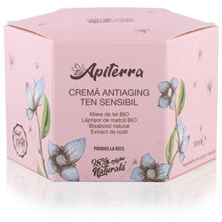 Crema antiaging Apiterra ten sensibil 50 ml