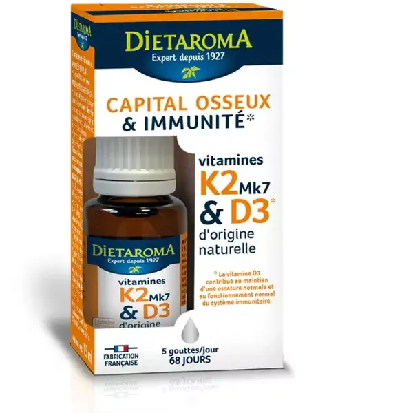 Dietaroma Vitamina K2 cu D3 15 ml