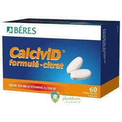 Calcivid Formula citrat 60 comprimate