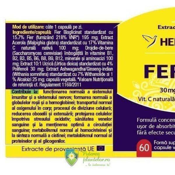 Herbagetica Feronix 60 capsule