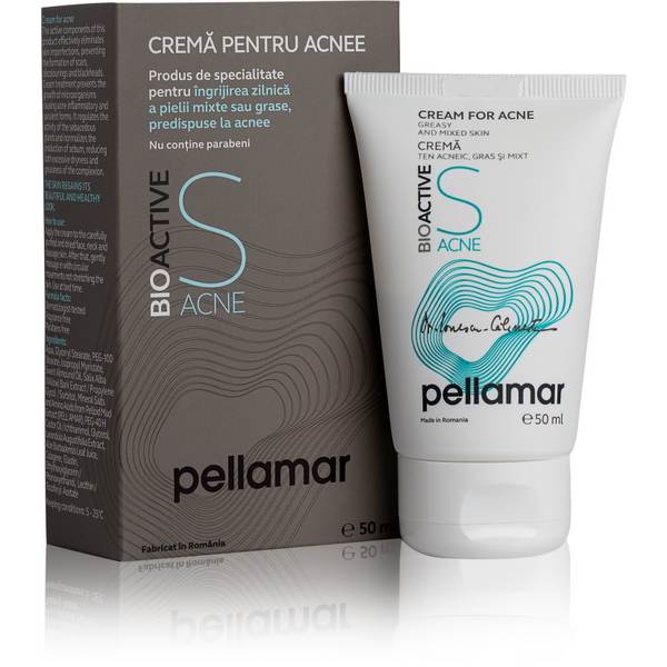 Pellamar Crema tratament pentru acnee  BioactiveSAcne 50 ml