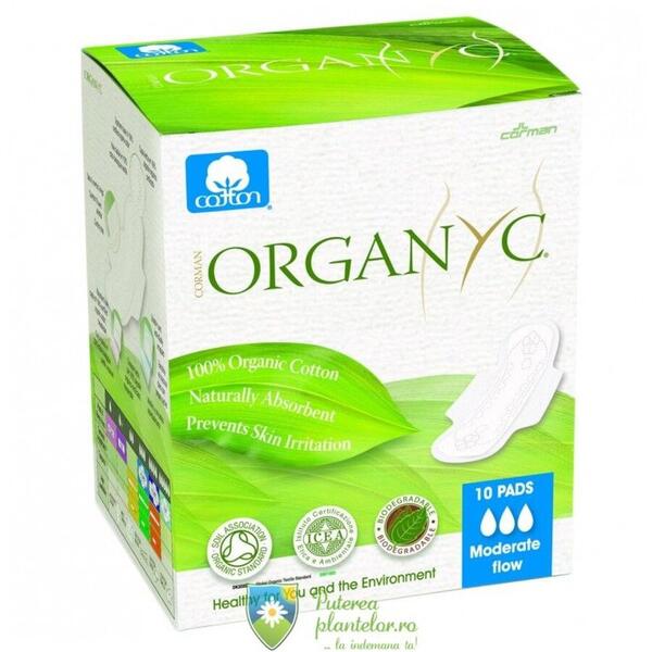 Pronat Absorbante intime de zi Organyc din bumbac organic 10 buc