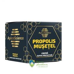 Crema super-protectiva cu propolis si musetel ApicolScience 75 ml