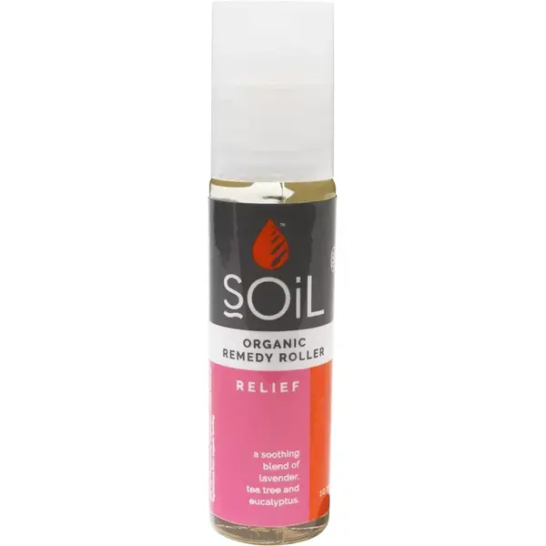 SOil Romania Roll-On Relief cu Uleiuri Esentiale Pure Organice 11 ml